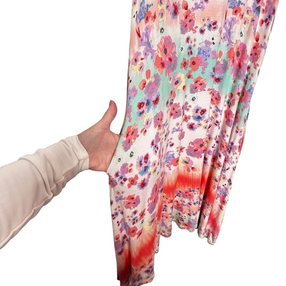 Annabelle Scoop Neck Sleeveless Floral Swing Spring/Summer/Fall Dress Sz M - Picture 8 of 12